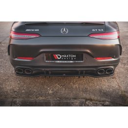 Накладка сплиттер на задний бампер на Mercedes AMG GT 53 4D Coupe